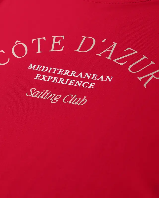 Street One Shirt with Text - Salsa Red