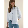Blouse Seersucker Kwaliteit - Sporty Denim Blue