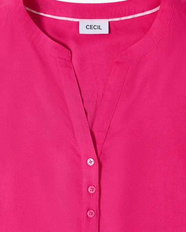 Cecil Short Sleeve Blouse - Beetroot Pink