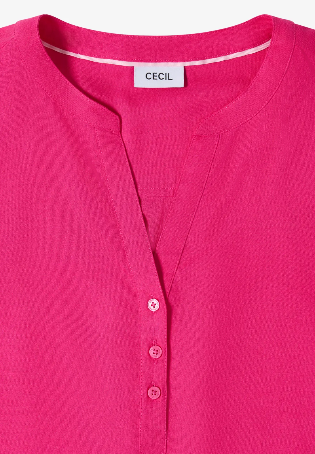 Cecil Kurzarm Bluse - Beetroot Pink