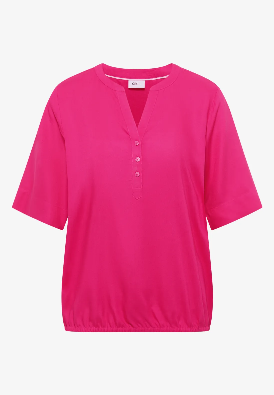 Cecil Short Sleeve Blouse - Beetroot Pink