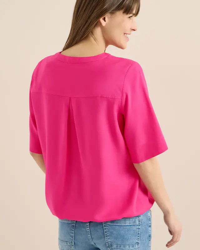 Cecil Short Sleeve Blouse - Beetroot Pink