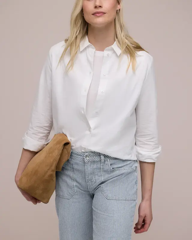 Street One Straight Leg Jeans Amalia - Indigo Striped Wash