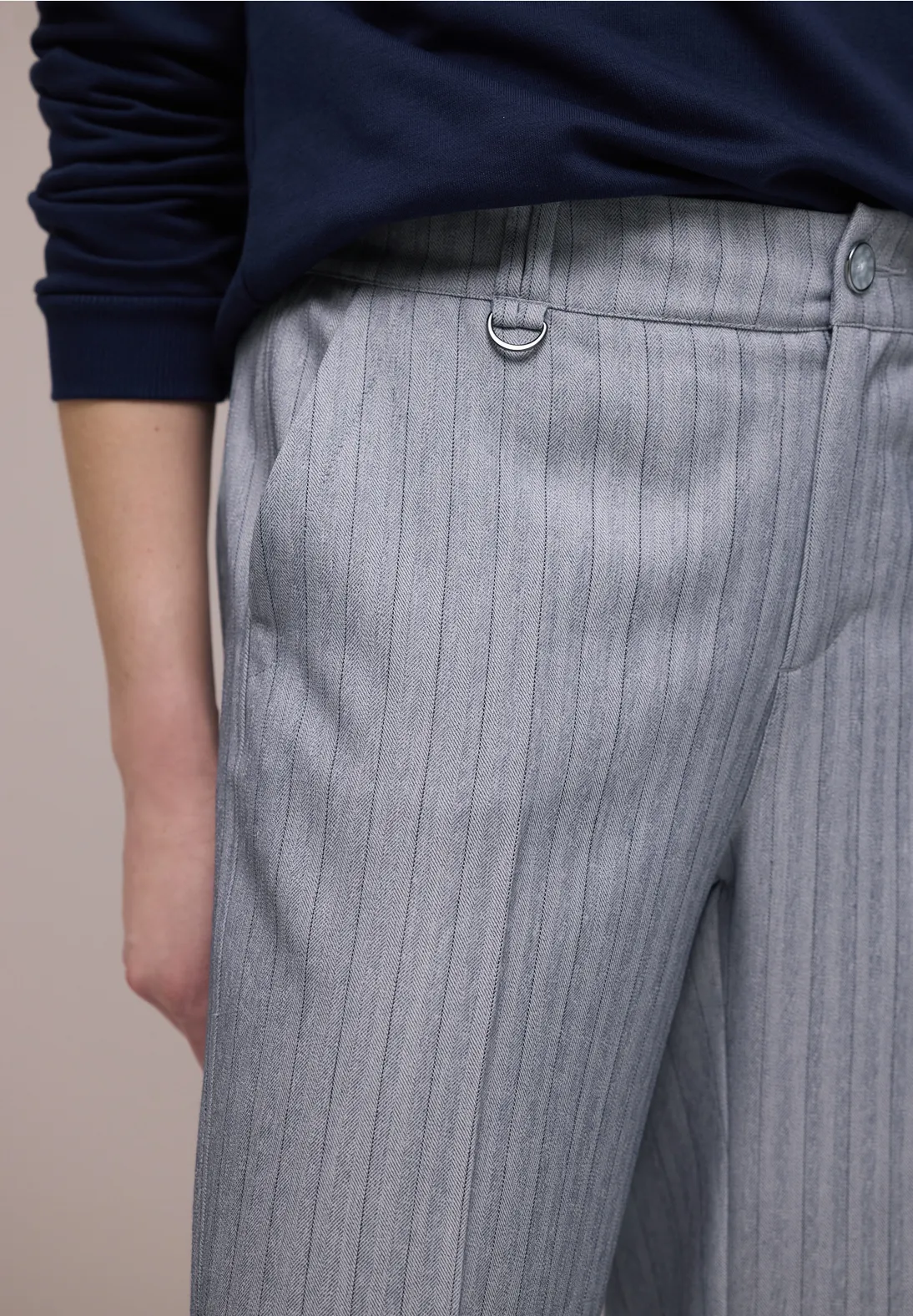 Street One Straight Leg Hose - Original Blue