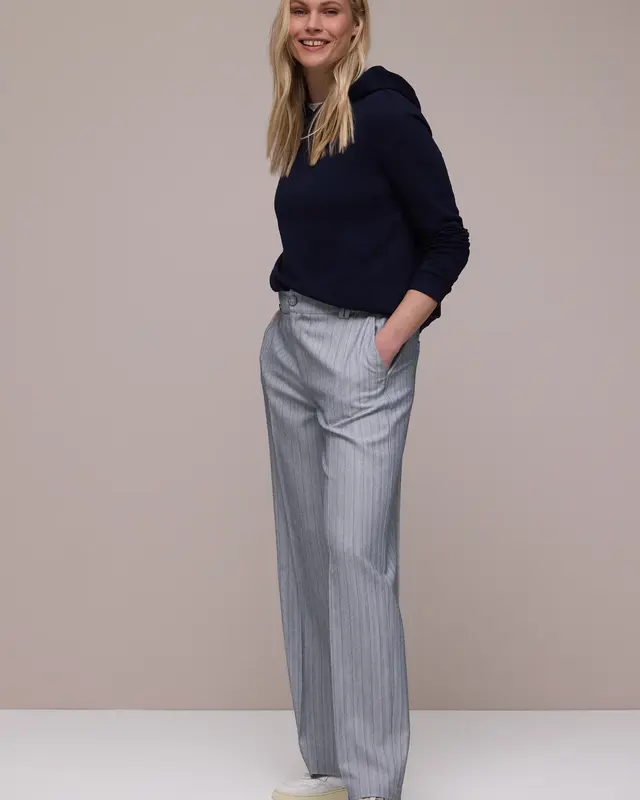 Street One Straight Leg Broek - Original Blue