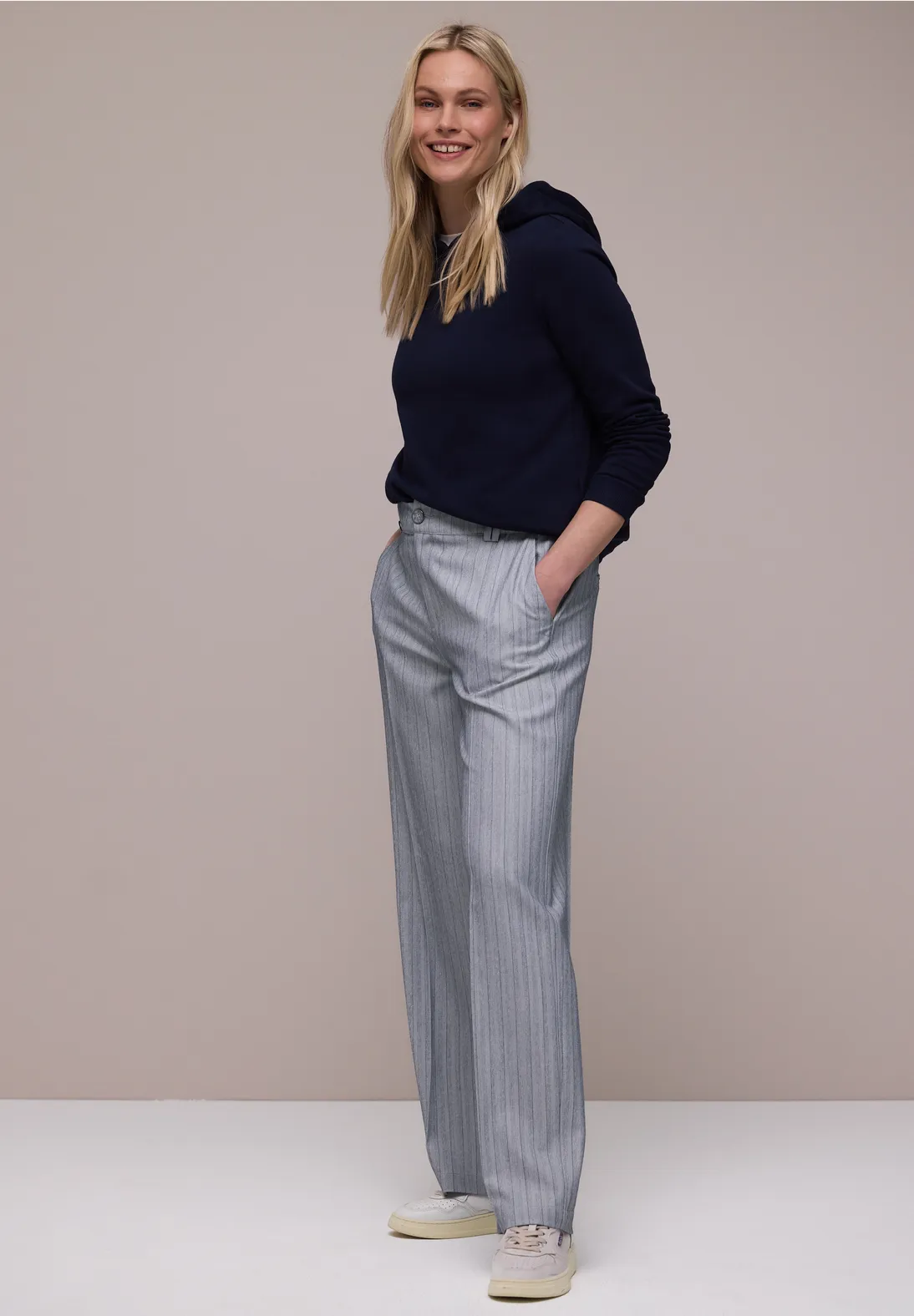 Street One Straight Leg Hose - Original Blue