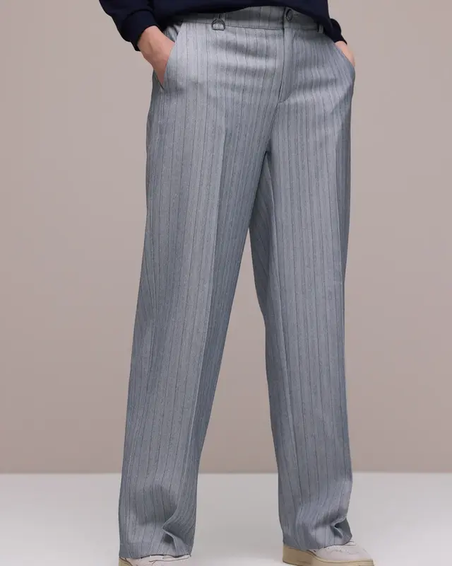 Street One Straight Leg Pants - Original Blue