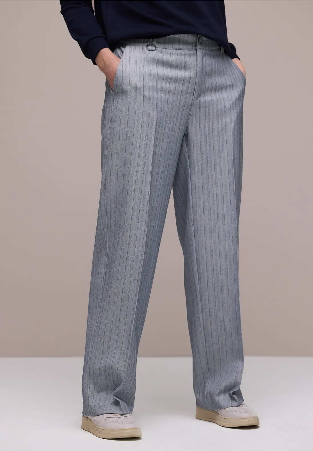 Street One Straight Leg Broek - Original Blue