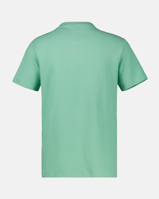 Lerros T-Shirt mit Waffelstruktur - Mint Water