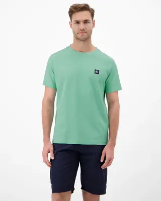 Lerros T-Shirt with Structure - Mint Water