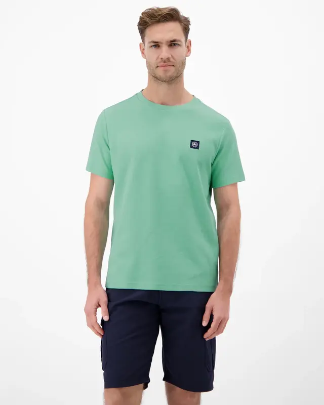 Lerros T-Shirt with Structure - Mint Water