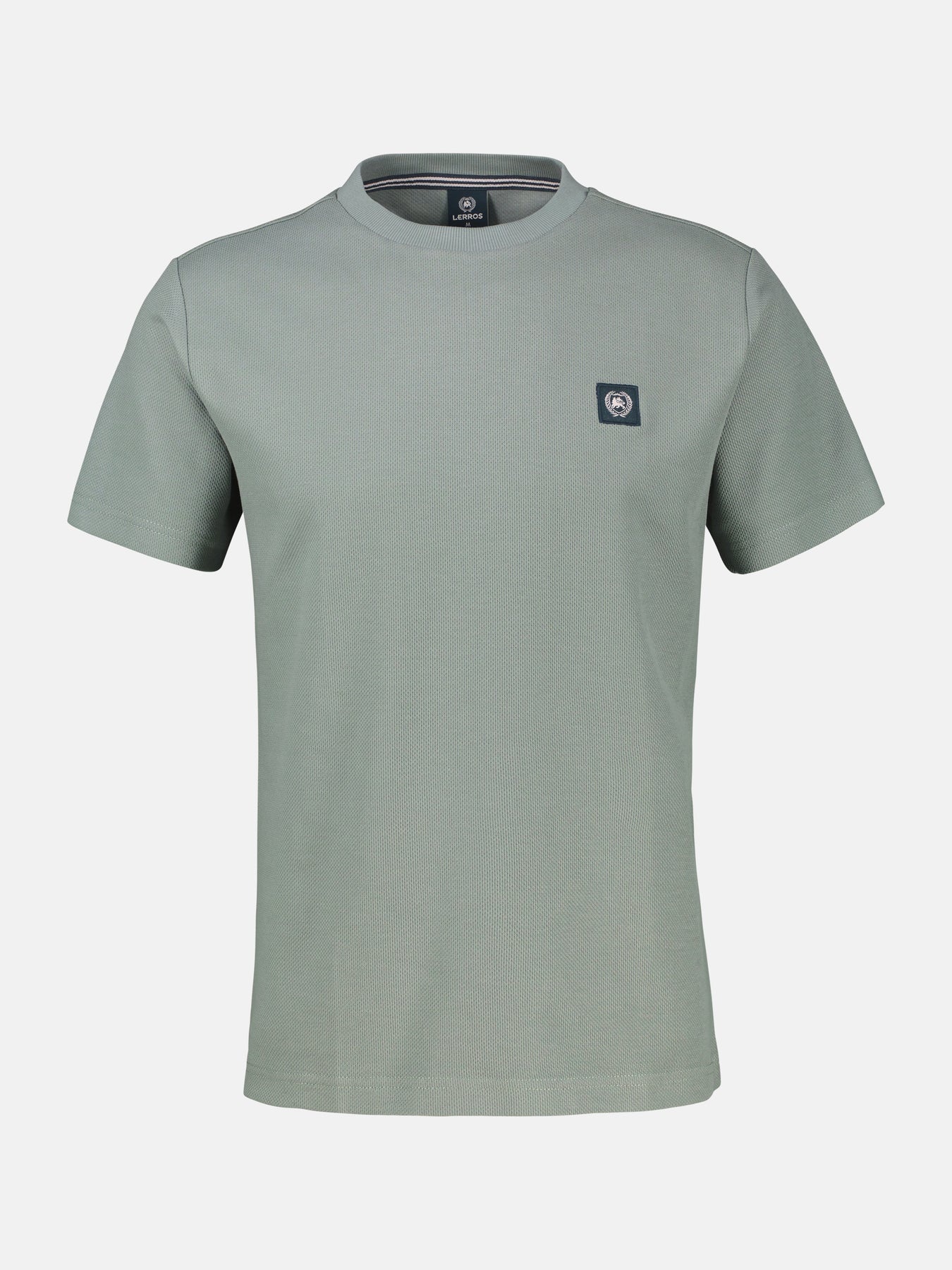 Lerros T-Shirt with Structure - Storm Grey