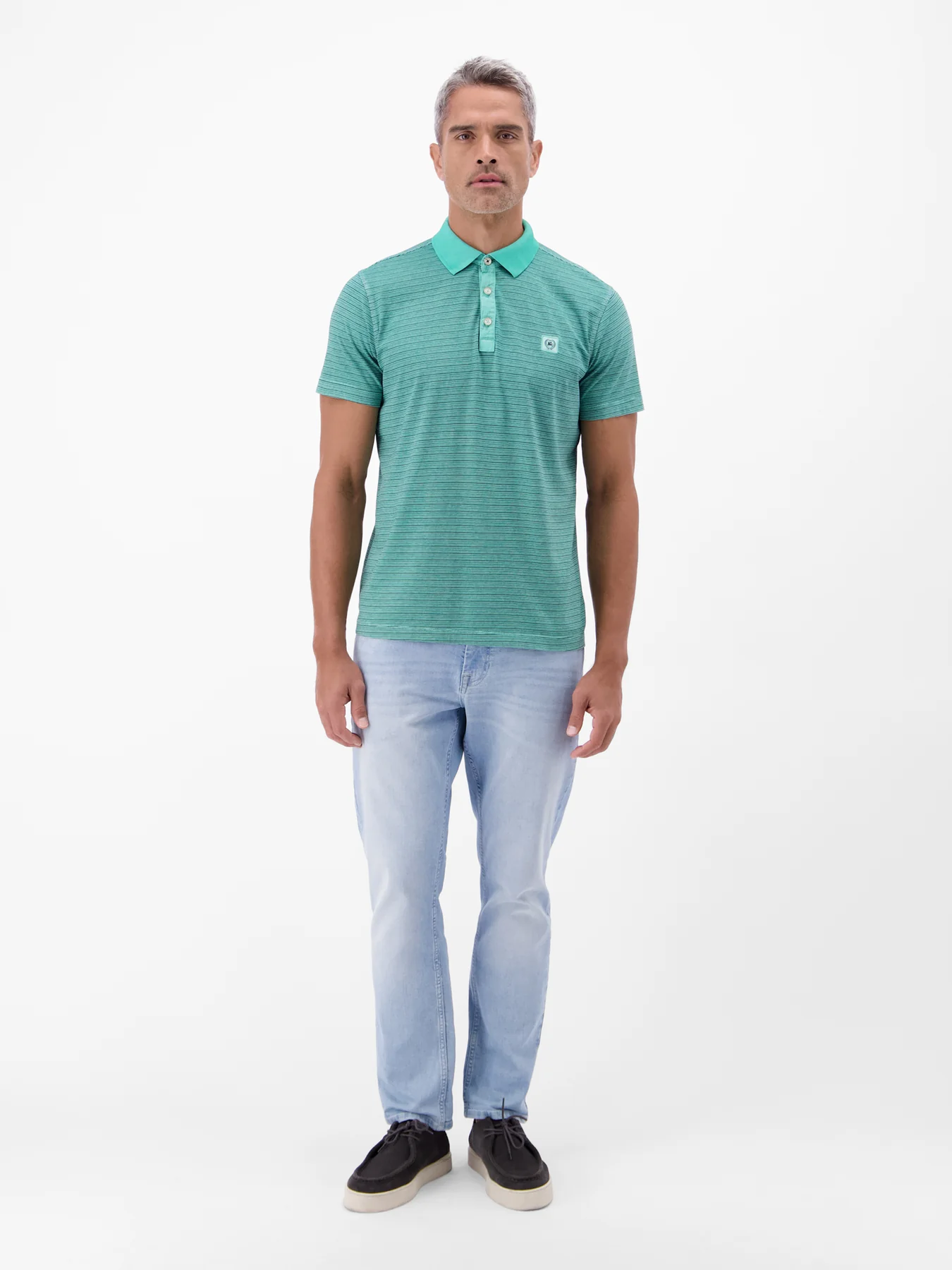 Lerros Poloshirt Fineliner Look - Mint Water