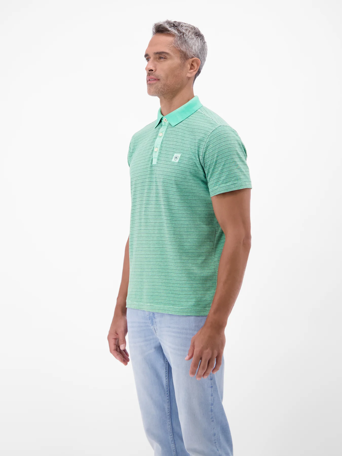 Lerros Poloshirt Fineliner Look - Mint Water