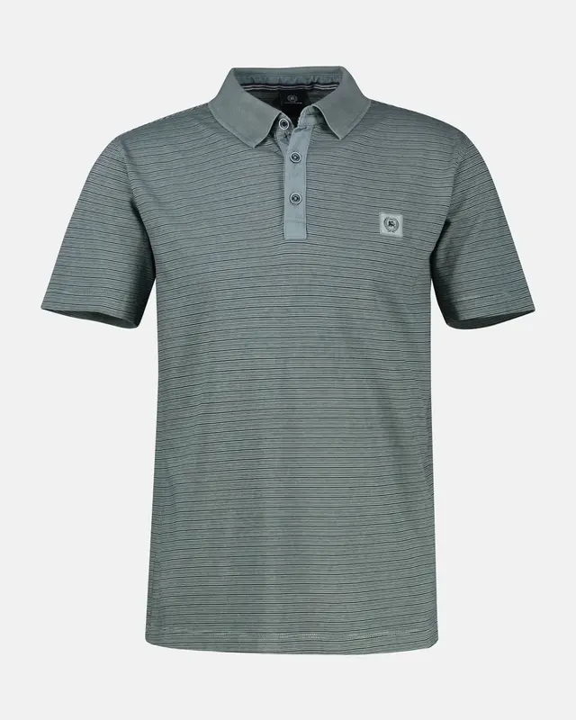 Lerros Poloshirt Fineliner Look - Storm Grey