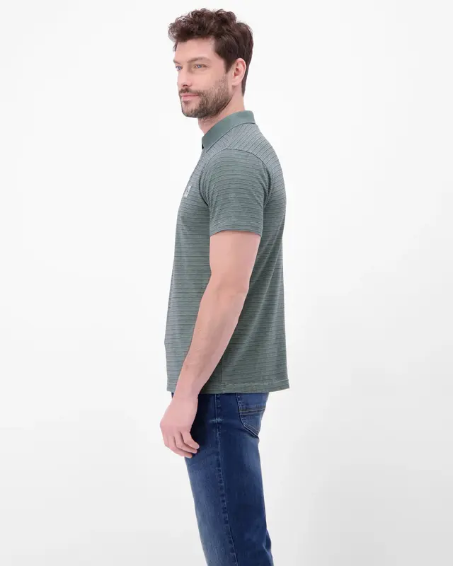 Lerros Poloshirt Fineliner Look - Storm Grey