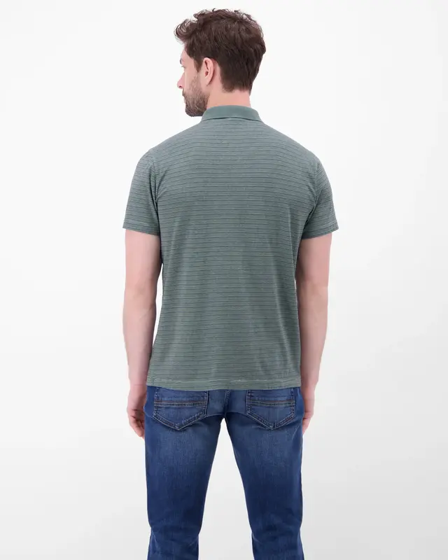 Lerros Poloshirt Fineliner Look - Storm Grey