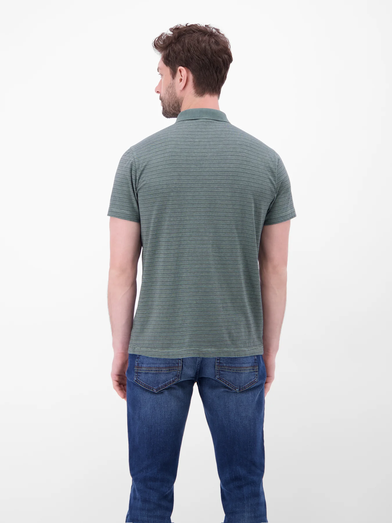 Lerros Poloshirt Fineliner Look - Storm Grey