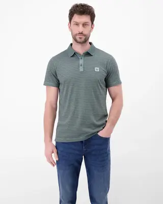 Lerros Poloshirt Fineliner Look - Storm Grey