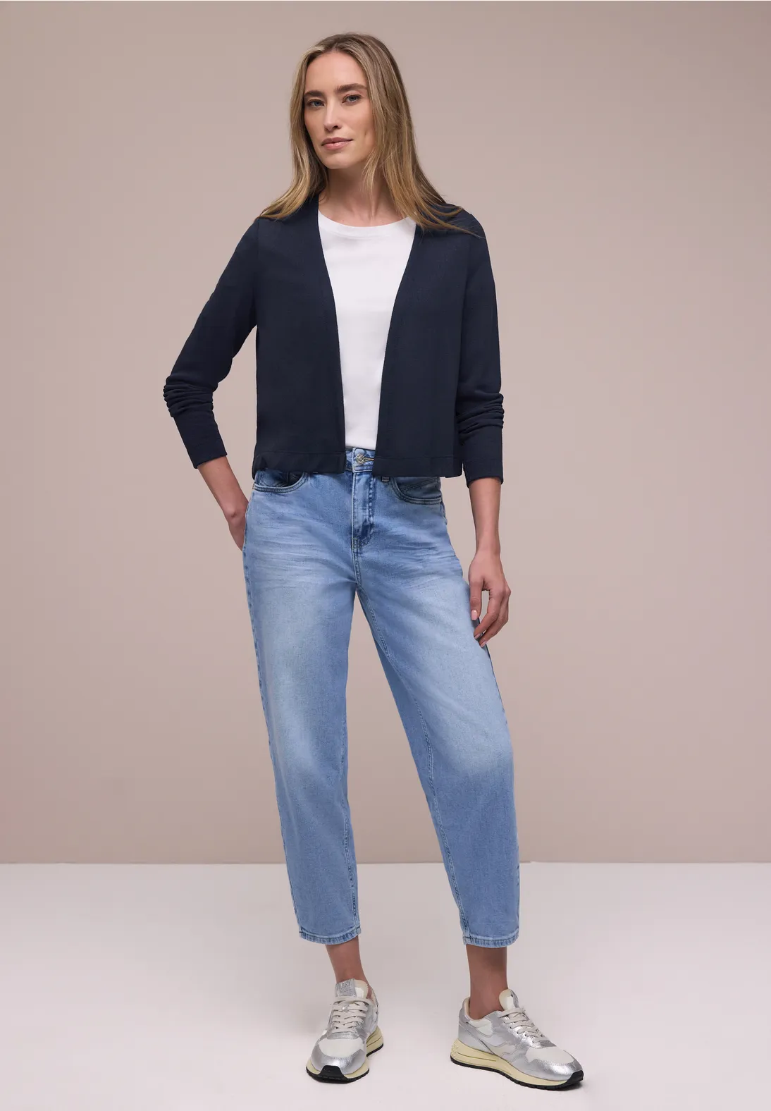 Street One Gebreid Vestje Nette - Shadowed Navy