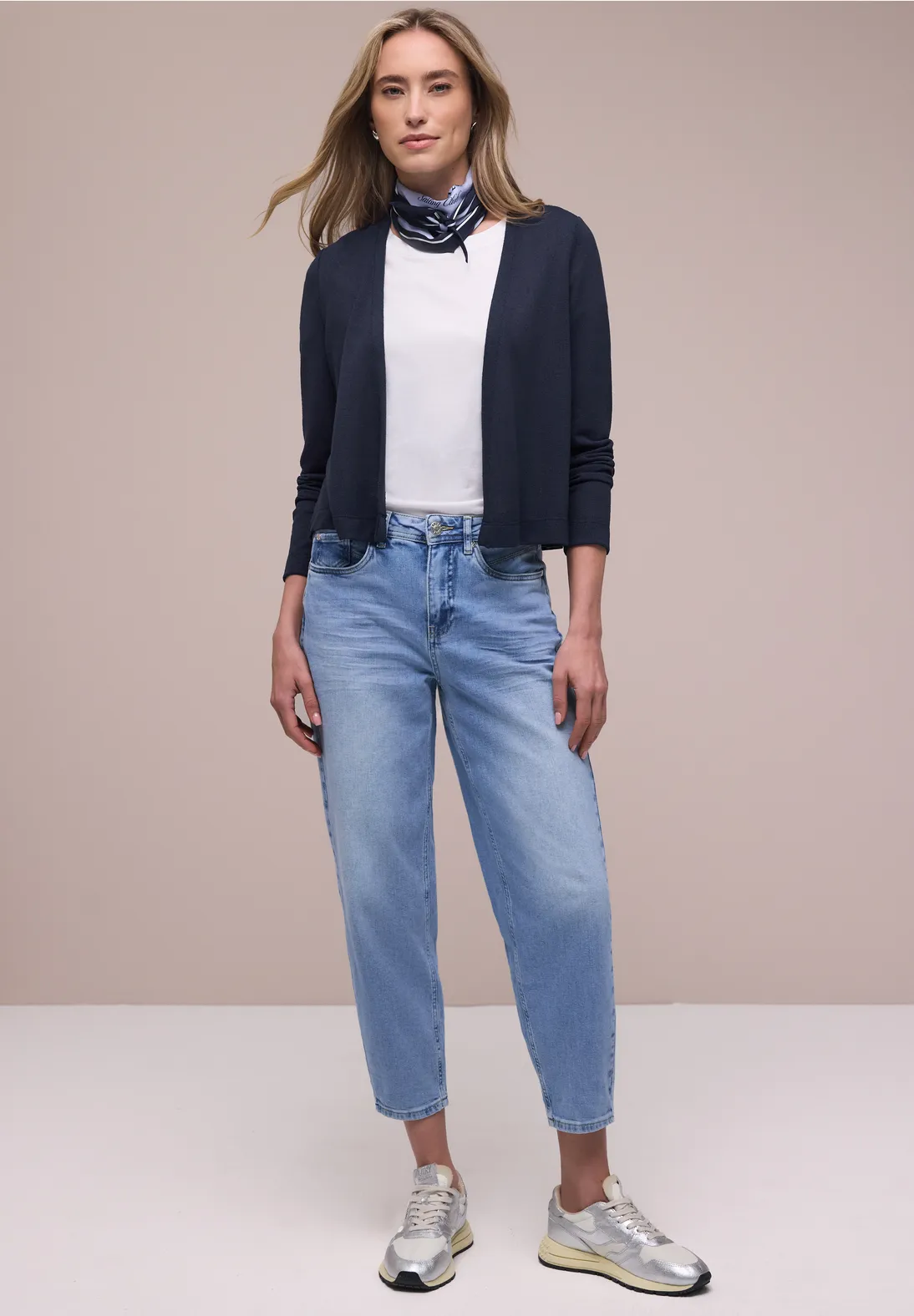 Street One Knit Cardigan Nette - Shadowed Navy