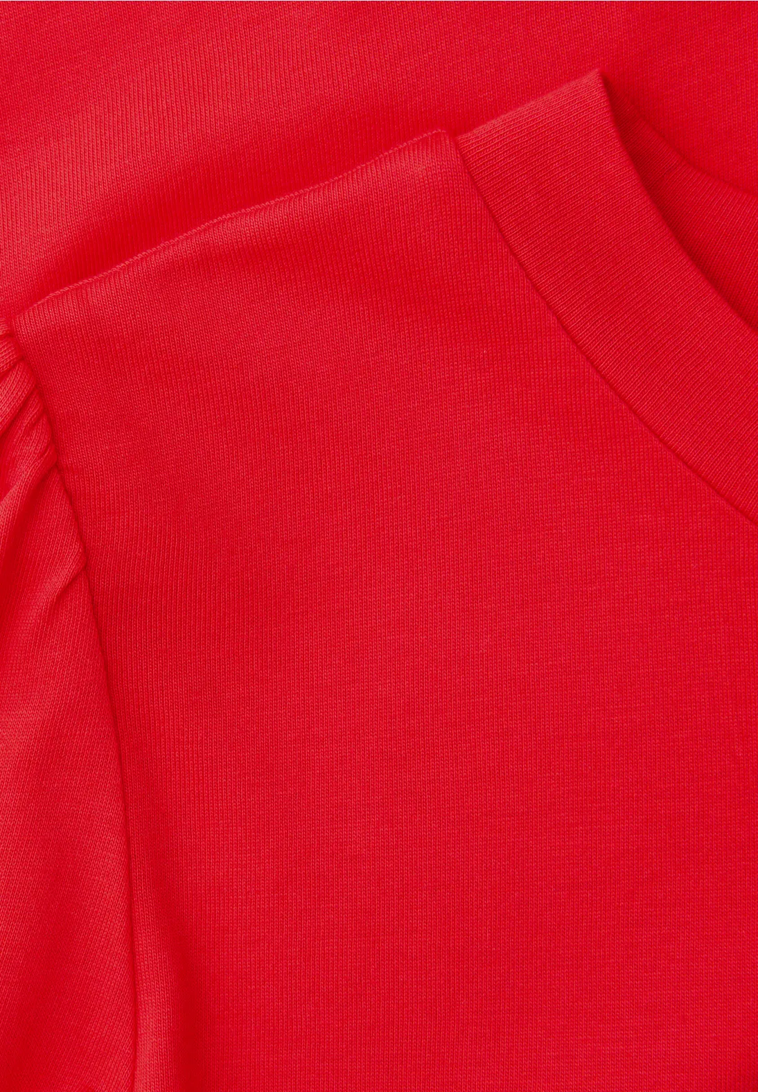 Street One Studio Shirt met Pofmouwen - Torch Red
