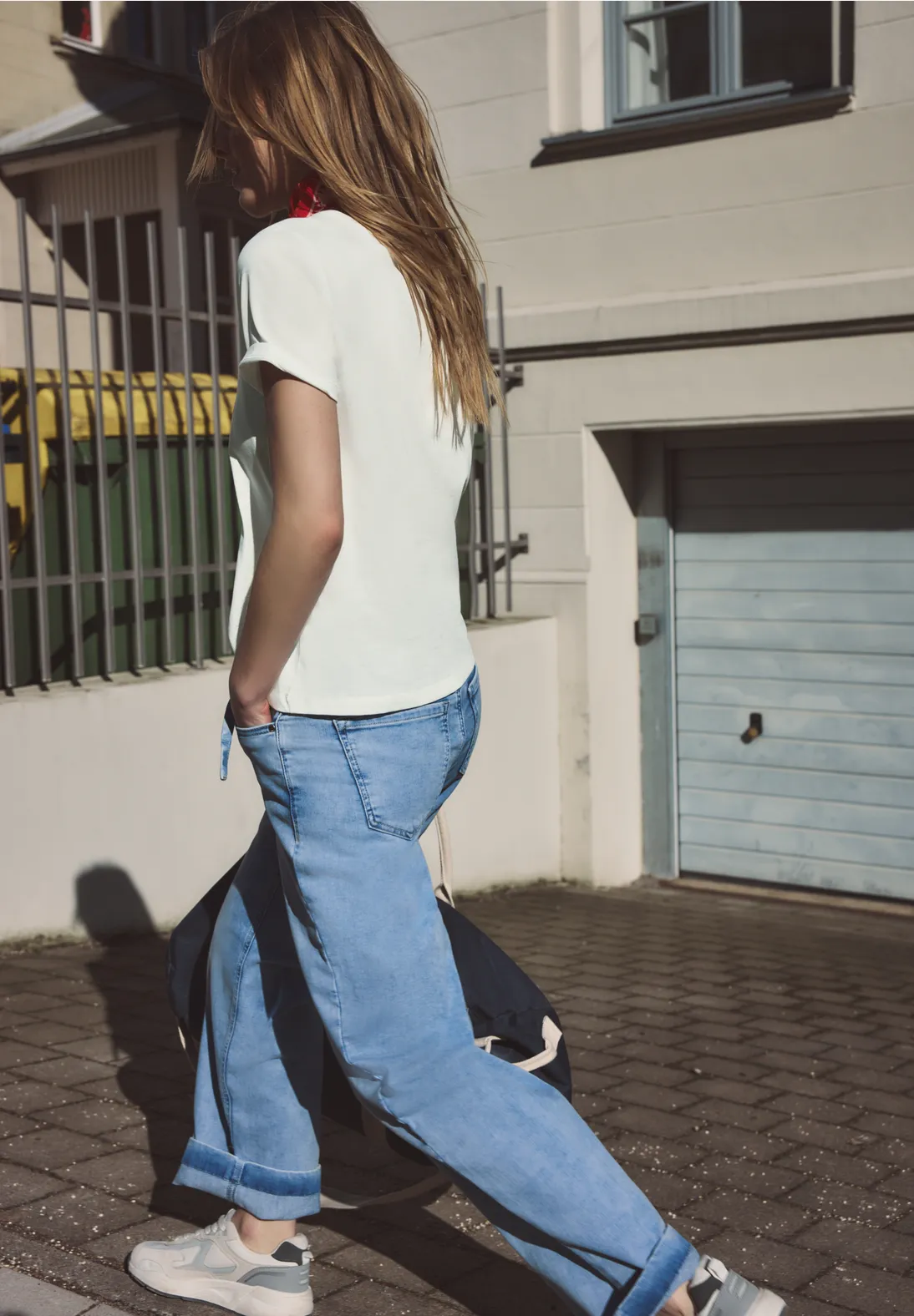 Street One Studio T-Shirt mit Herz-Print - Off White