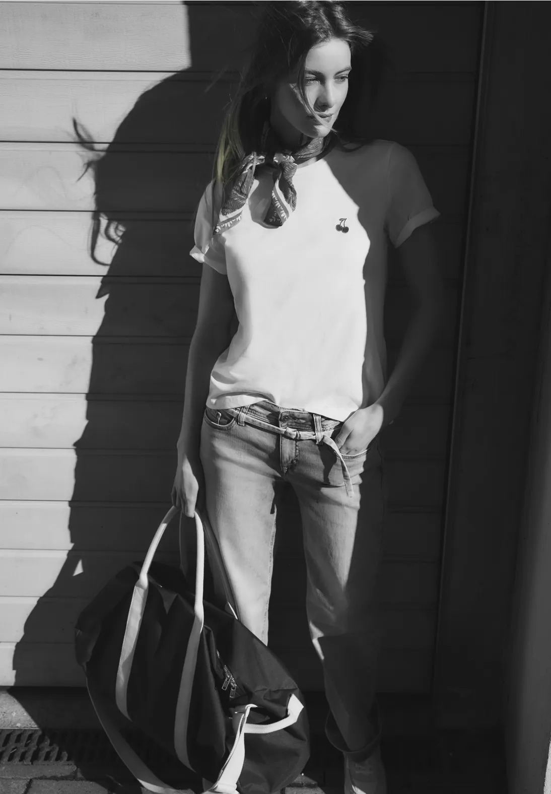 Street One Studio T-Shirt with Heart - Off White