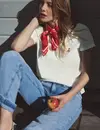 Street One Studio T-Shirt mit Herz-Print - Off White