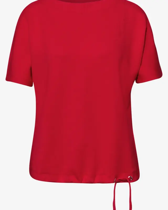 Street One Dropped Shoulder Shirt - Salsa Red