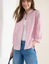 Cecil Blouse Seersucker Kwaliteit - Beetroot Pink