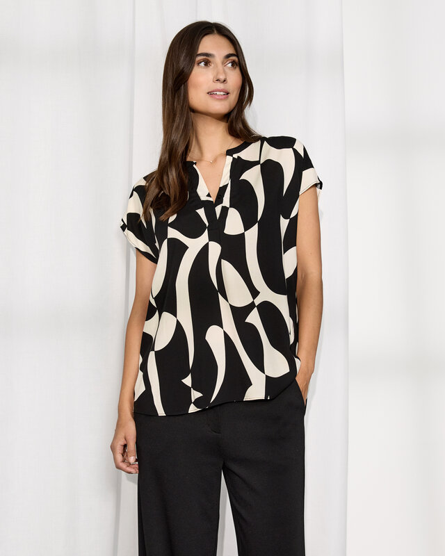 Soyaconcept Blouse Chanise 1 - Black Combi