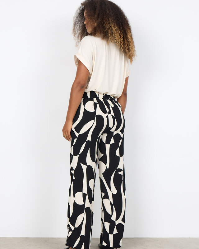 Soyaconcept Pants Chanise 3-B - Black Combi