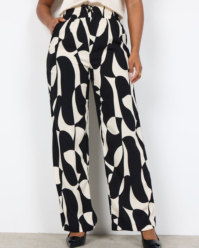 Soyaconcept Broek Chanise 3-B - Black Combi