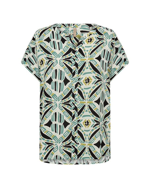 Soyaconcept Bluse Cassiel 1 - Frosty Spruce Combi