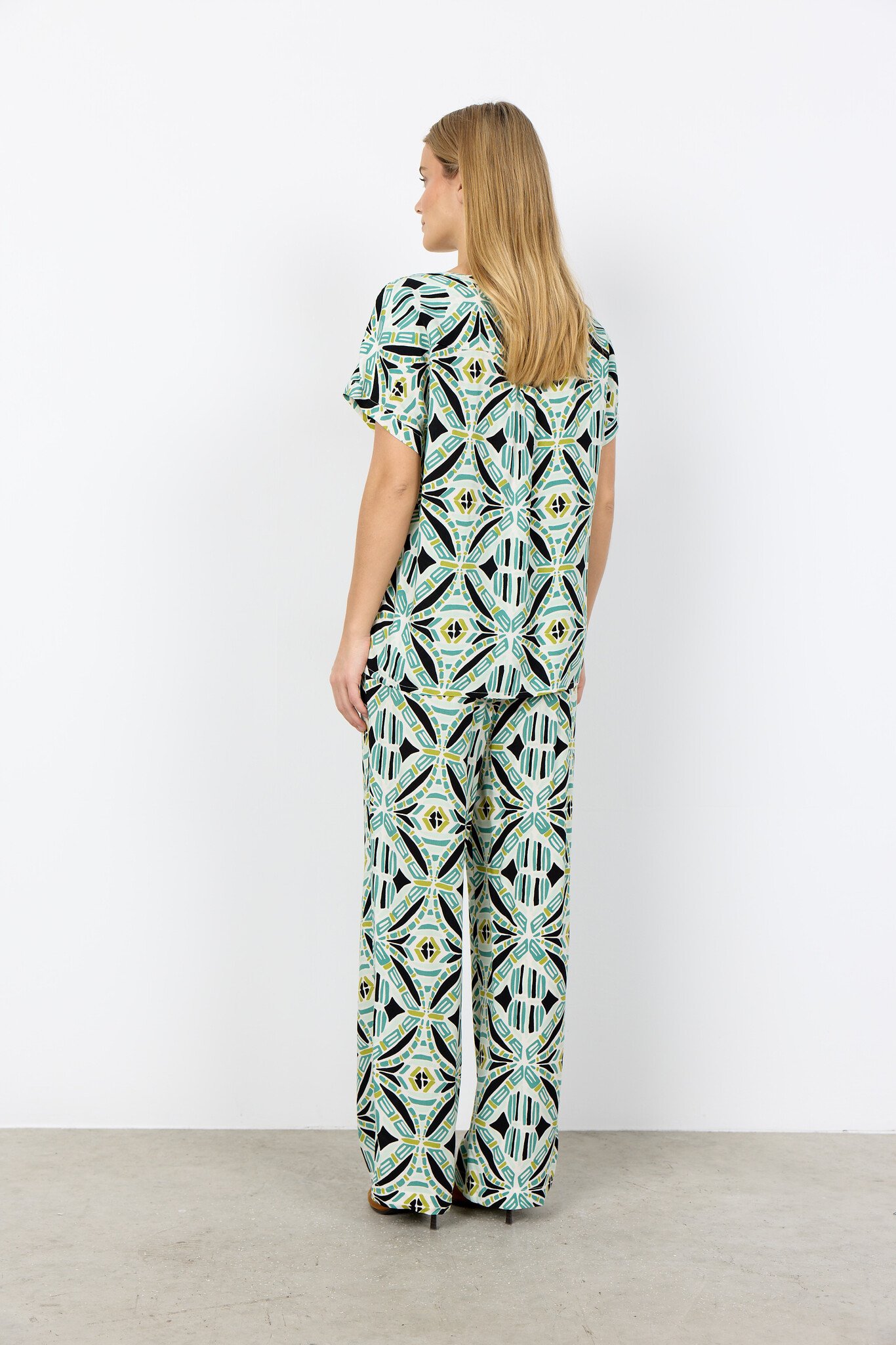 Soyaconcept Bluse Cassiel 1 - Frosty Spruce Combi