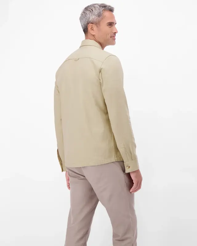 Lerros Shirt, 100% Cotton - Soft Stone