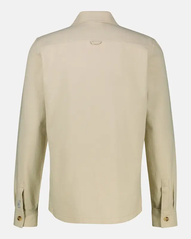 Lerros Overhemd, 100% Katoen - Soft Stone