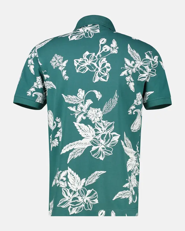 Lerros Poloshirt Print - Soft Teal