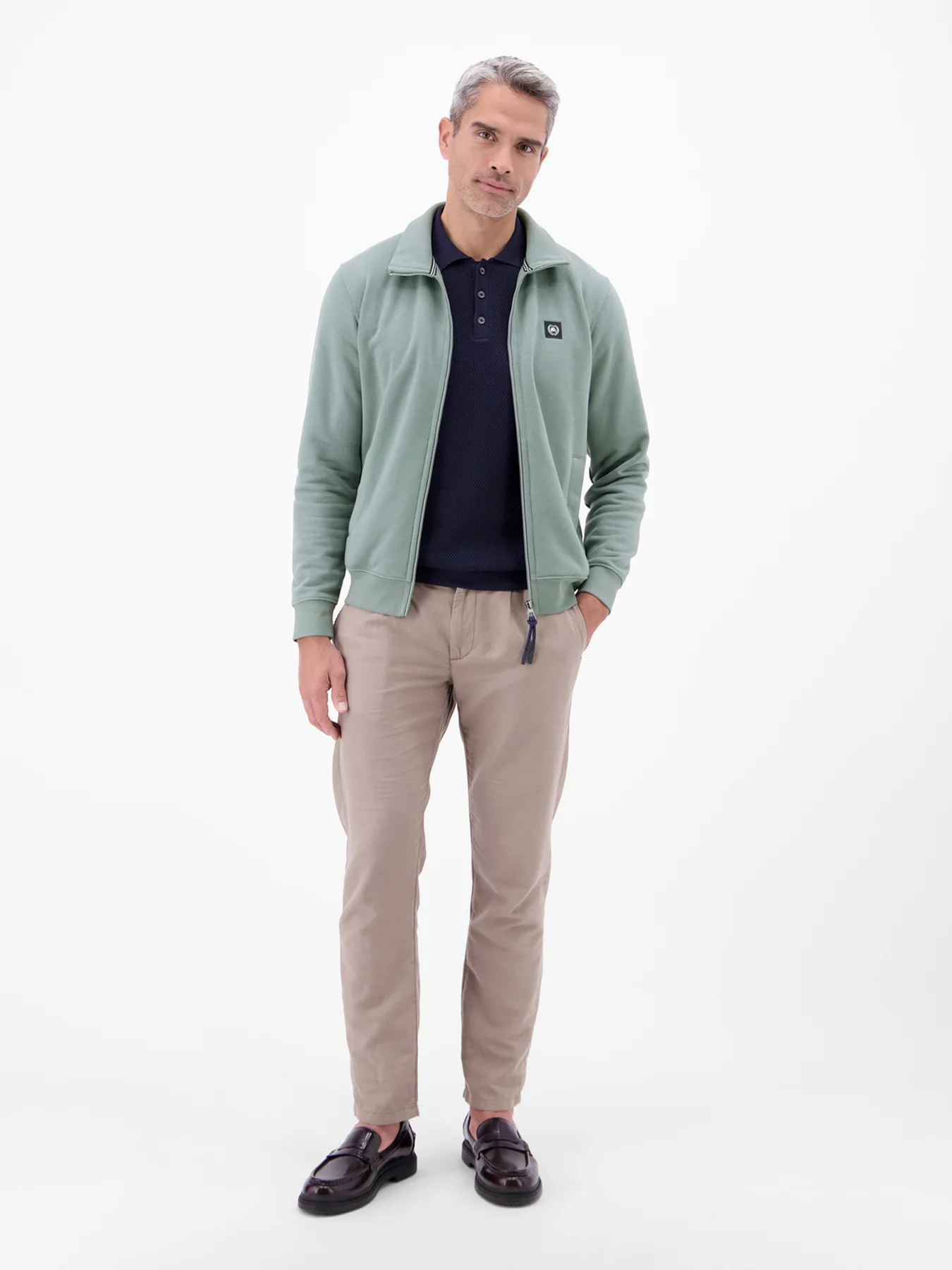 Lerros Sweatjacke - Storm Grey