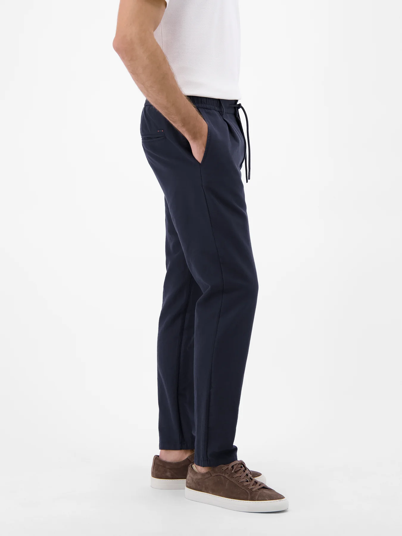 Lerros Linenmix Chino - Blue Night