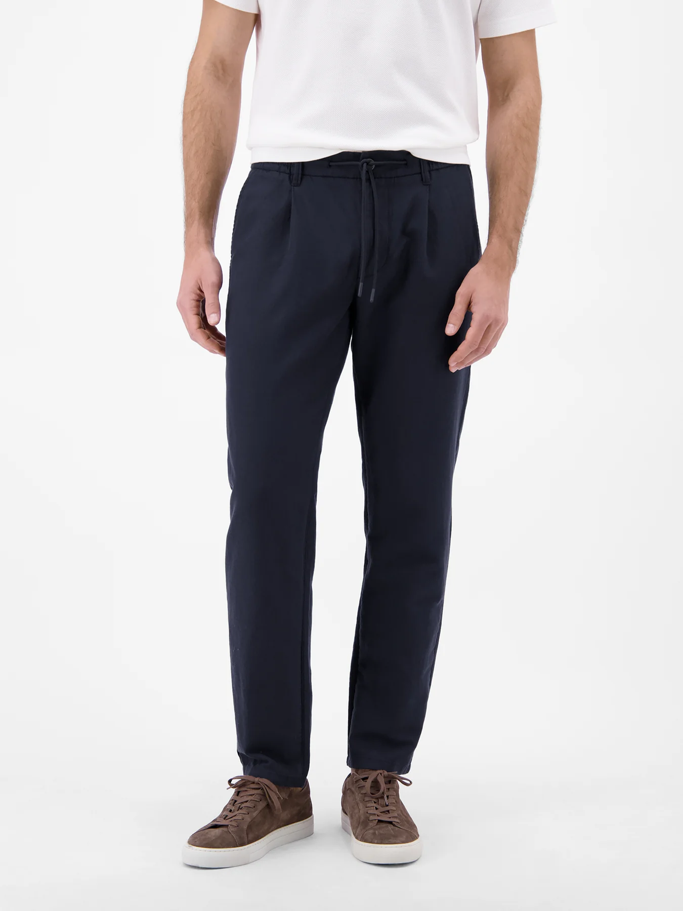 Lerros Linenmix Chino - Blue Night