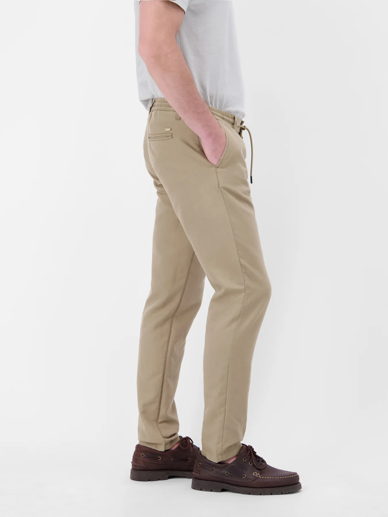 Lerros Linnenmix Chino - Medium Kitt