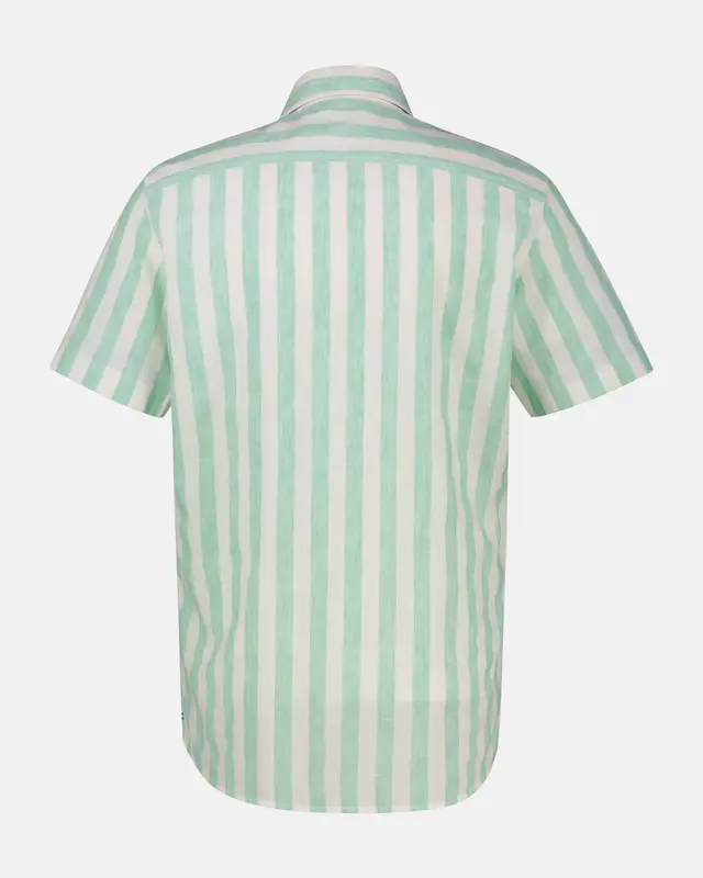 Lerros Streifen Hemd - Mint Water