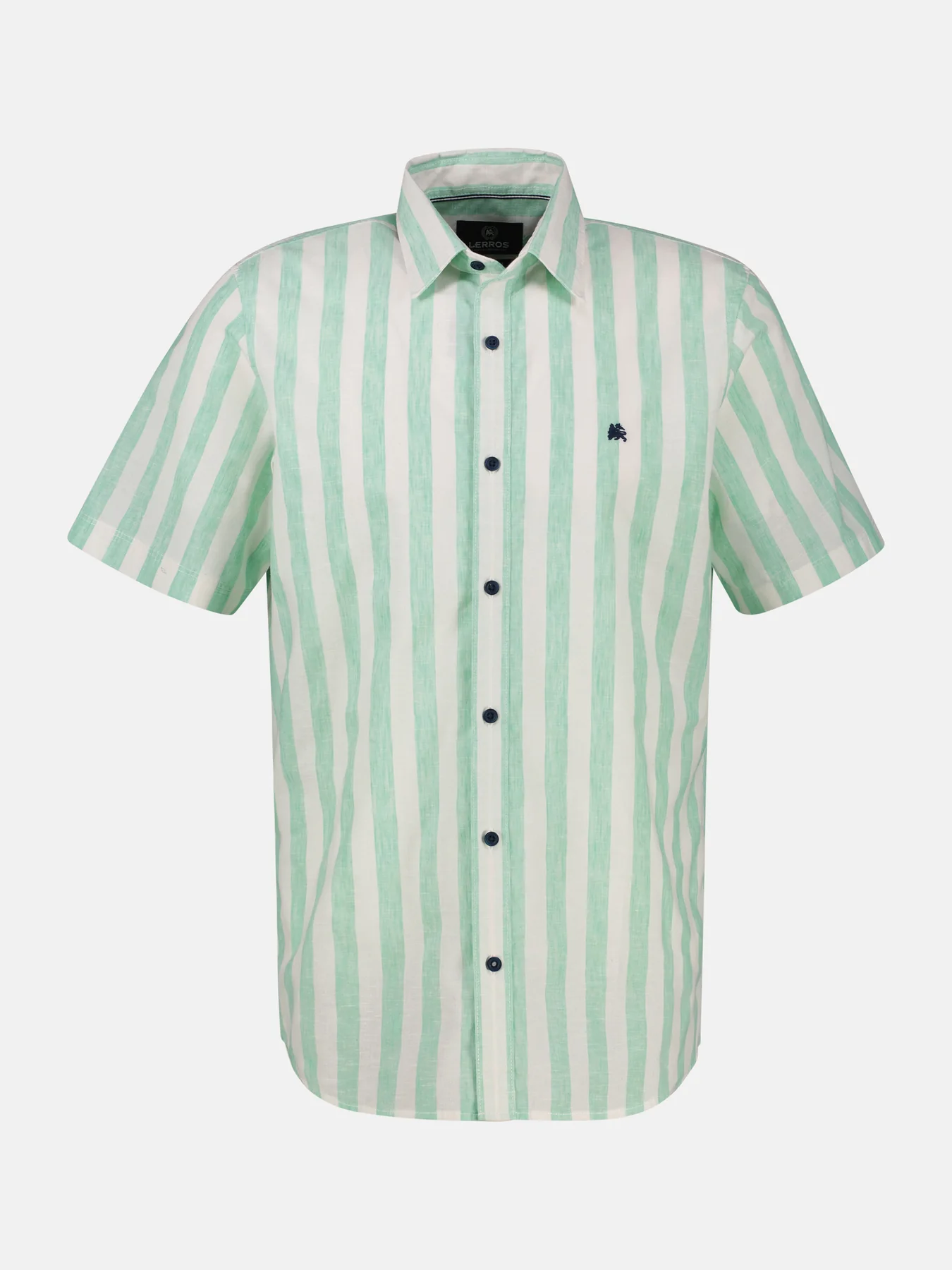 Lerros Streifen Hemd - Mint Water