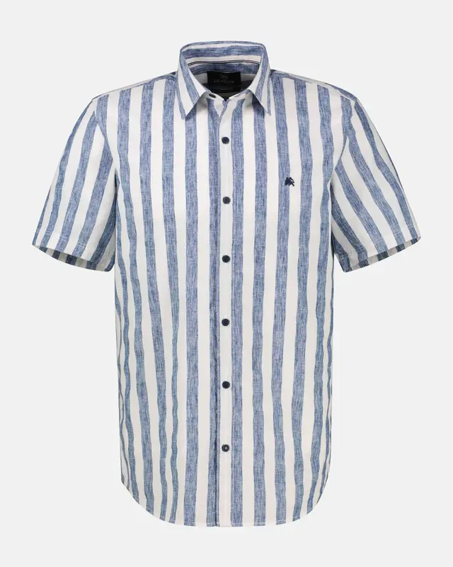 Lerros Striped Shirt - True Blue
