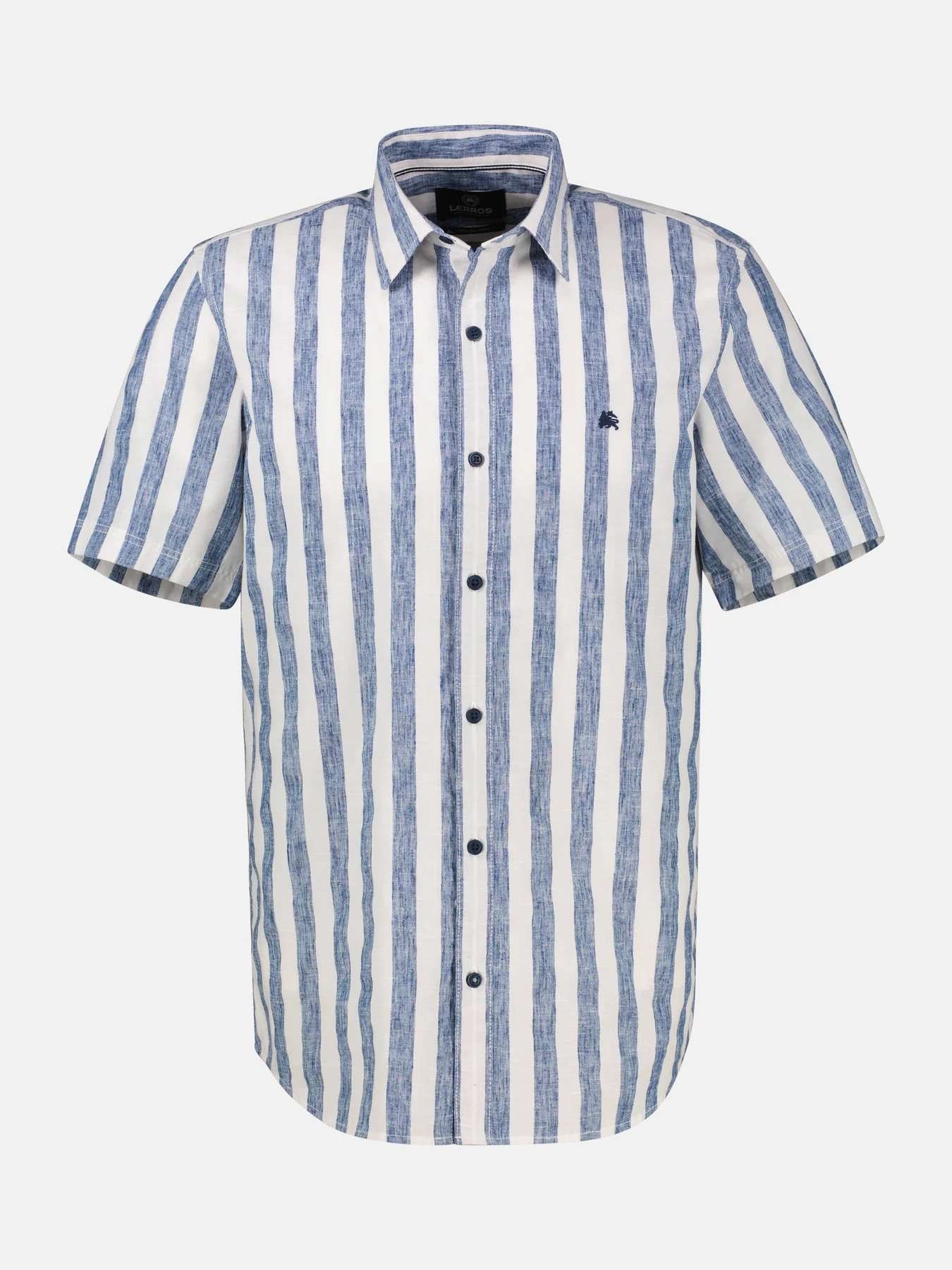 Lerros Streifen Hemd - True Blue