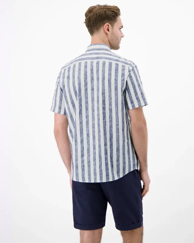 Lerros Striped Shirt - True Blue
