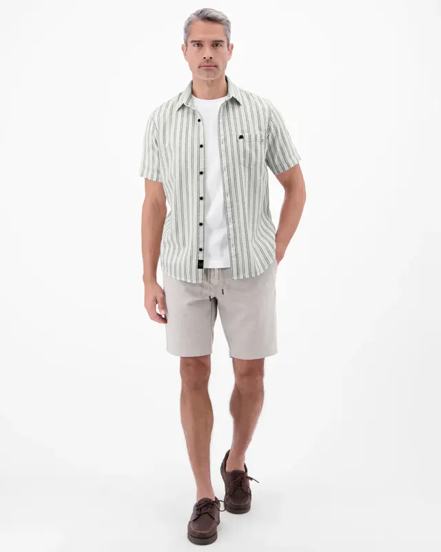 Lerros Striped Shirt - Broken White