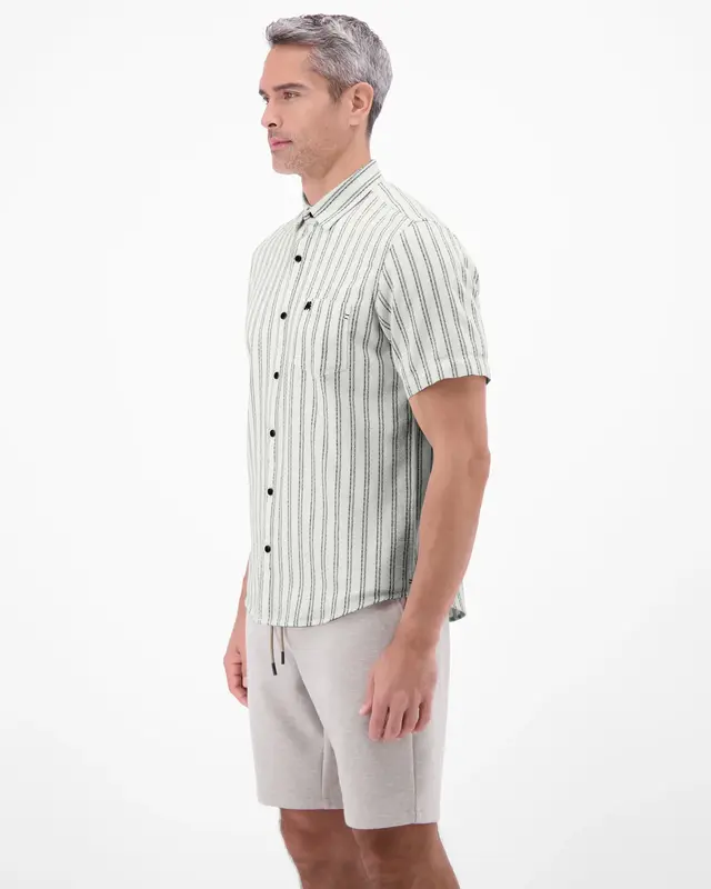 Lerros Striped Shirt - Broken White